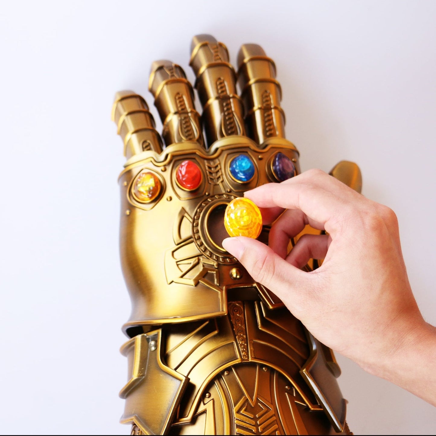 Thanos Infinity Gauntlet Metal Made 1/1 Wareable Movie Prop with Magnetic Stones