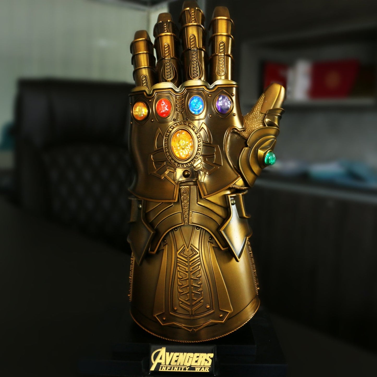 Thanos Infinity Gauntlet Metal Made 1/1 Wareable Movie Prop with Magnetic Stones