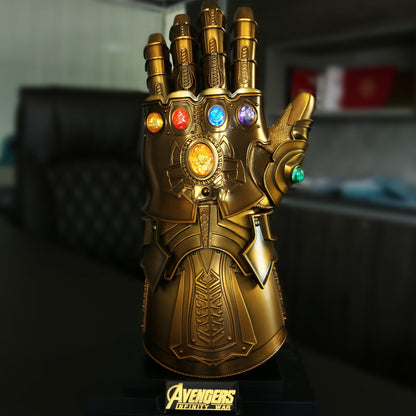 Thanos Infinity Gauntlet Metal Made 1/1 Wareable Movie Prop with Magnetic Stones
