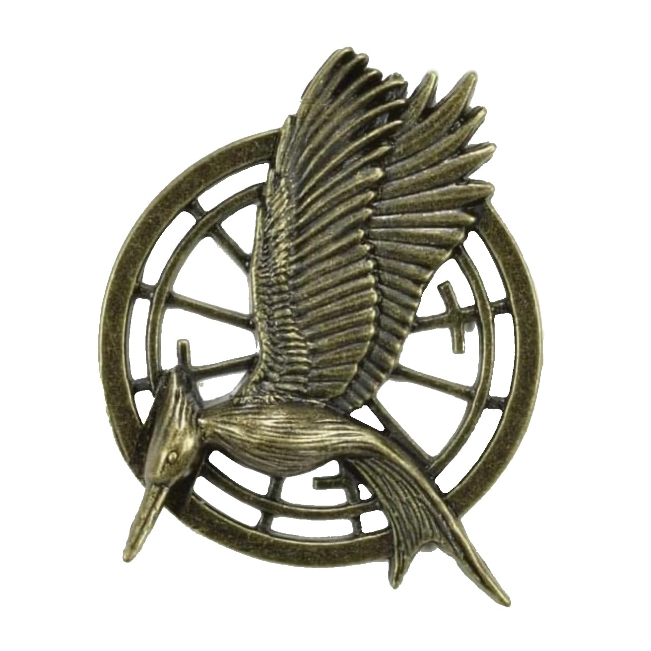 The Hunger Games Brass Brooch