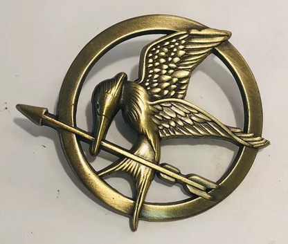 The Hunger Games Brass Brooch