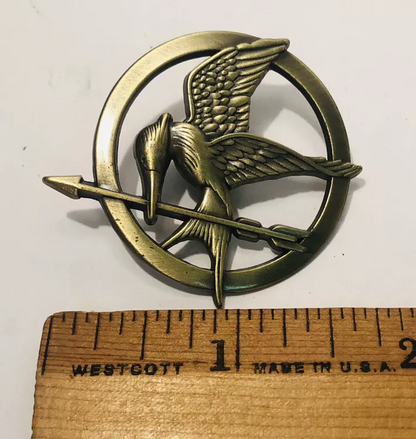 The Hunger Games Brass Brooch