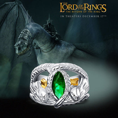 The Lord of The Rings Aragorn 925 Sterling Silver Ring Of Barahir