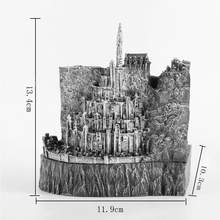 The Lord of The Rings Minas Tirith The White City Resin Ashtray