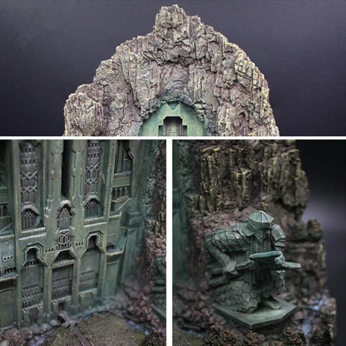 The Lord of the Rings The Gate of The Lonely Mountain Resin Statue