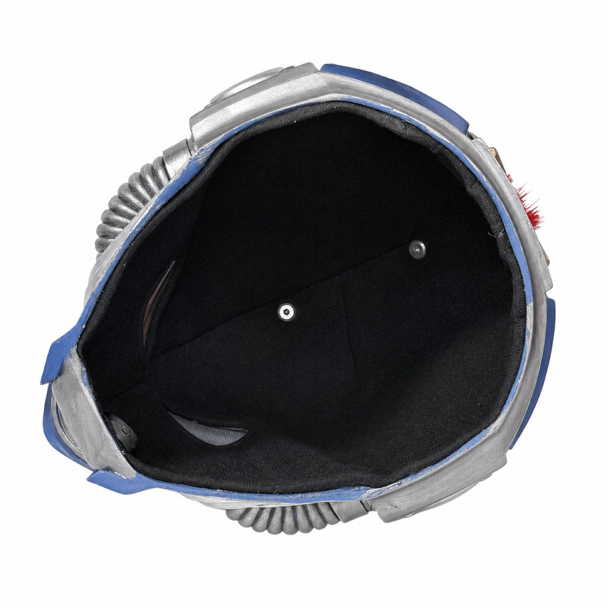 Ultramarines Captain Mk X wearable helmet, padded interior view