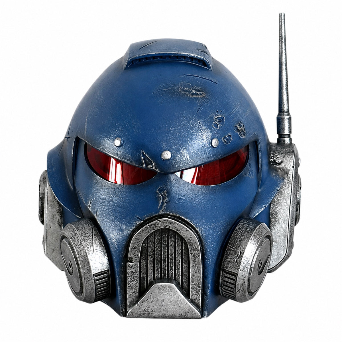 Ultramarines Phobos wearable helmet front view without LED lighting