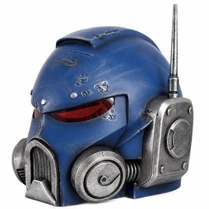 Ultramarines Phobos wearable helmet front right three-quarter view