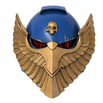 Ultramarines Victrix Honour Guard eagle wearable helmet front view without LED lighting