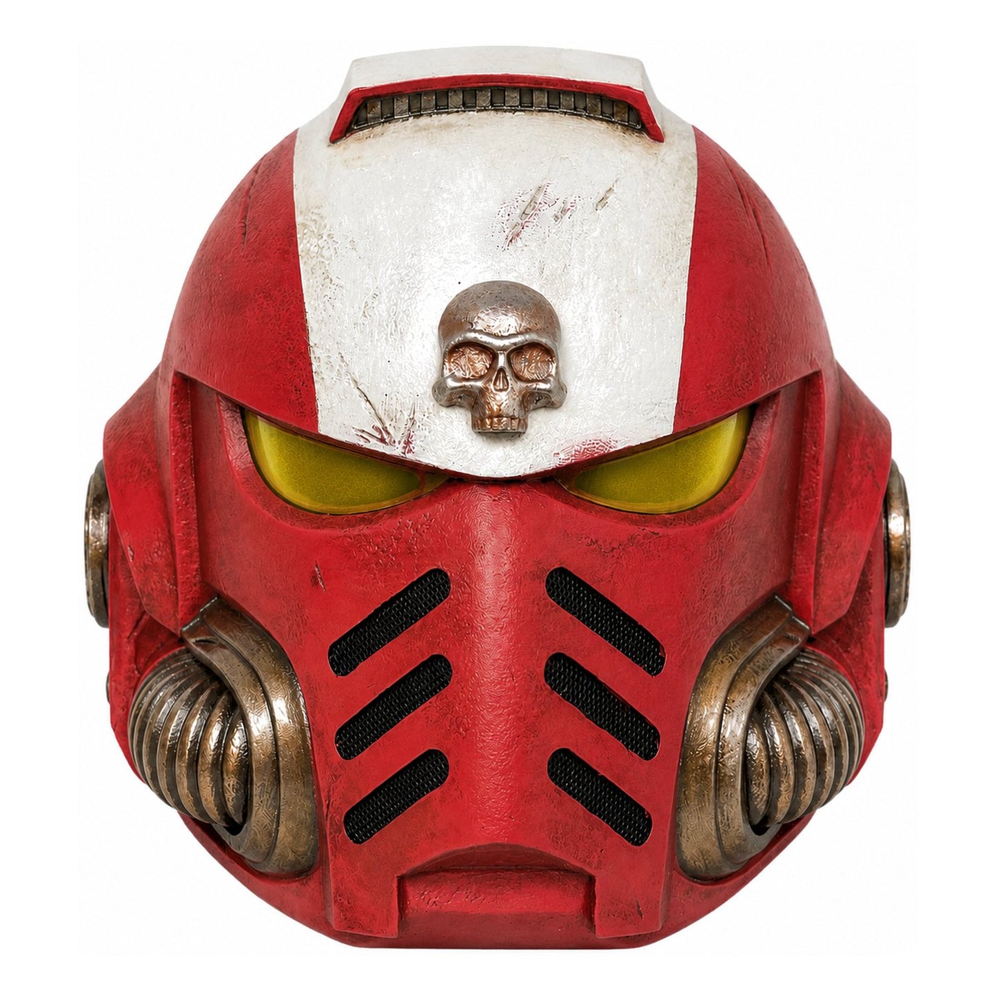 WarHammer 40K Blood Angels Space Marine Helmet front view with LED