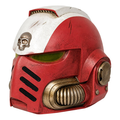WarHammer 40K Blood Angels Space Marine Helmet front right angle