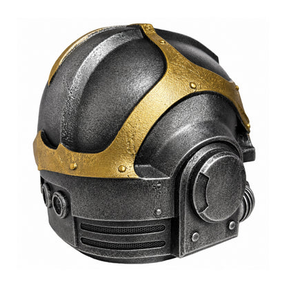 Rear right view of the Warhammer 40K Chaos Space Marine Helmet replica