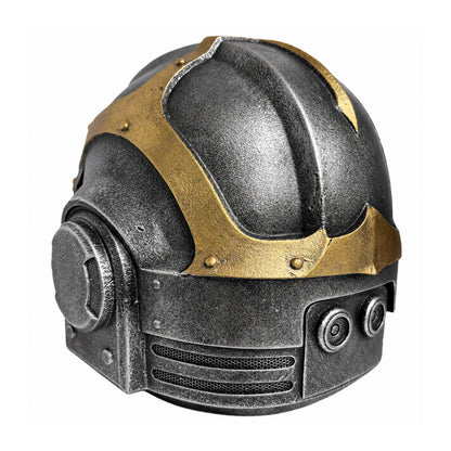 Rear left view of the Warhammer 40K Chaos Space Marine Helmet replica