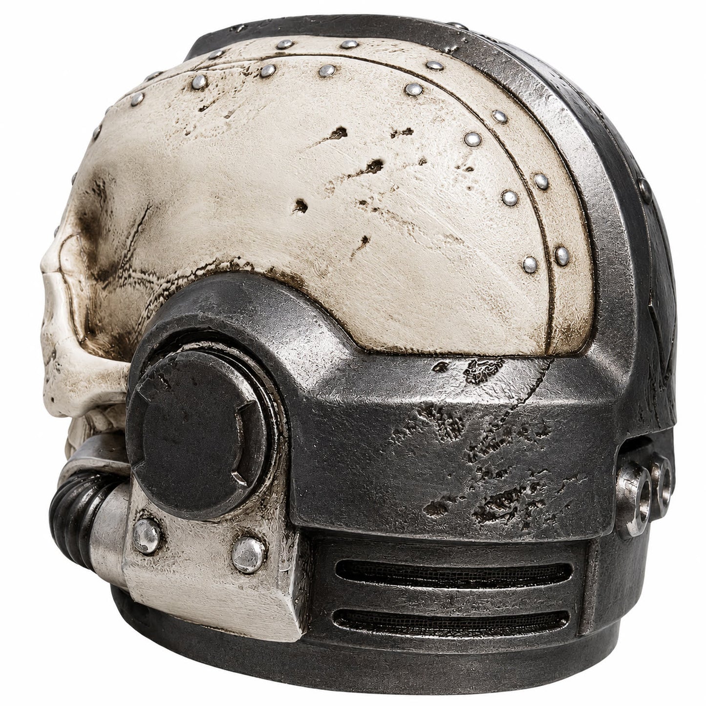 Warhammer 40K Chaplain helmet rear left three-quarter view