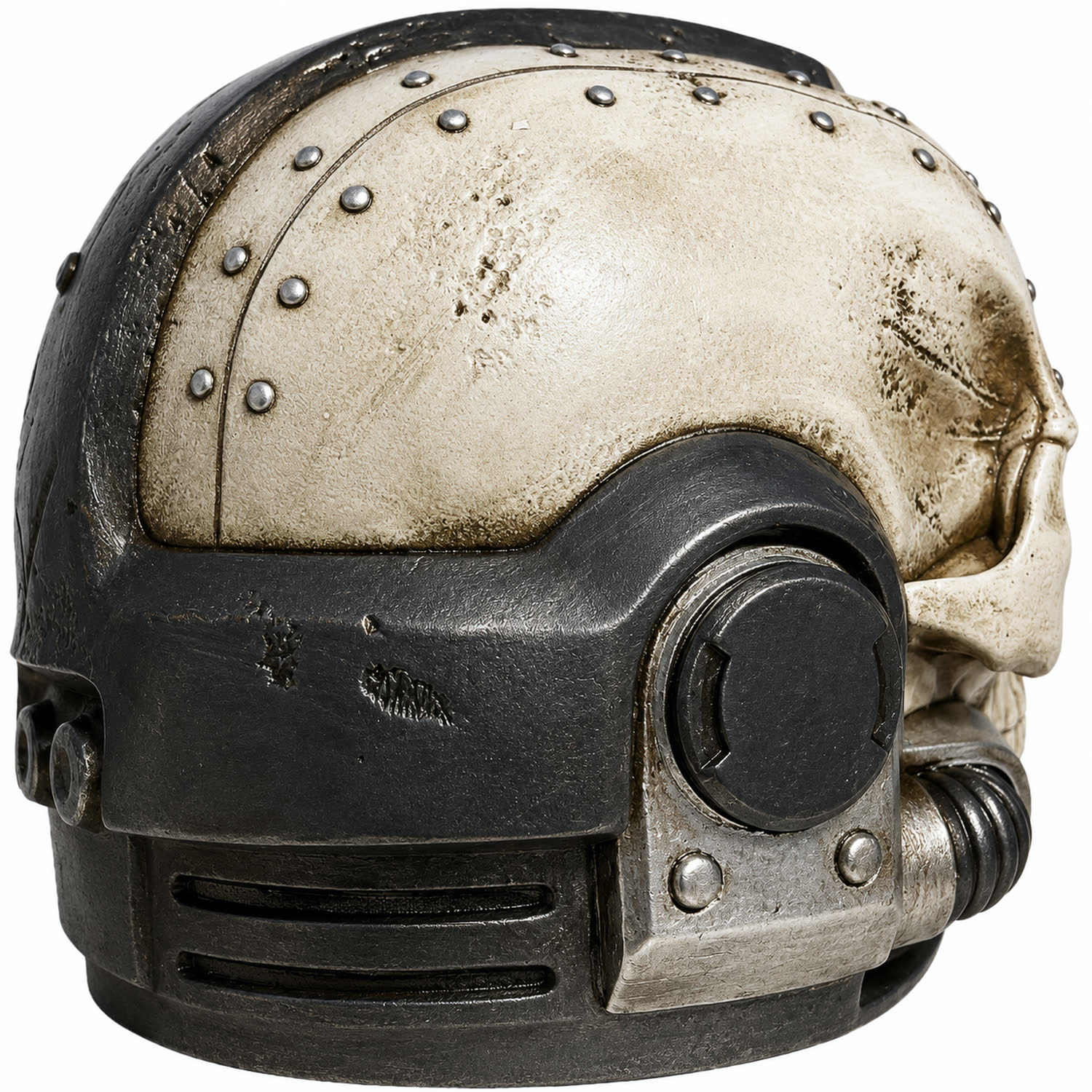 Warhammer 40K Chaplain helmet rear right three-quarter view