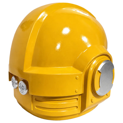 Warhammer 40K Corvus MK VI helmet yellow right rear view