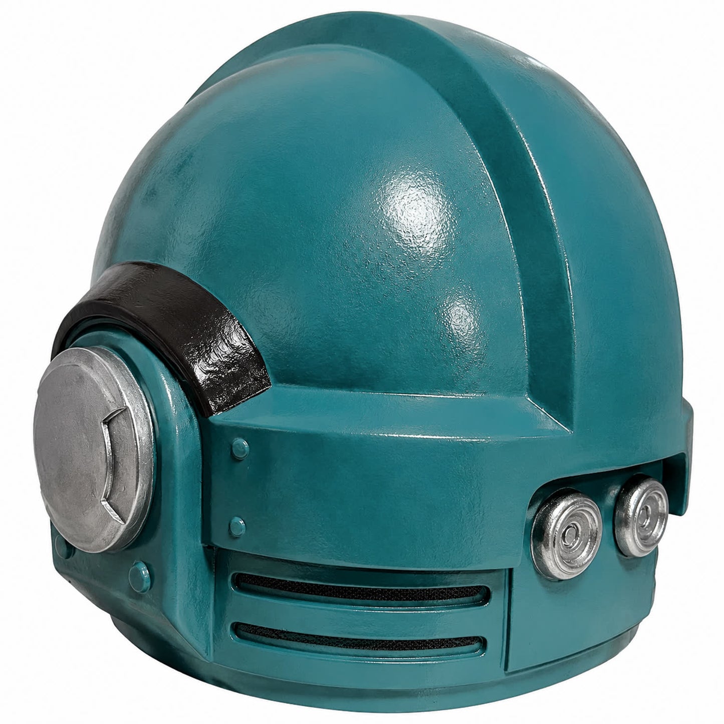 Warhammer 40K Corvus MK VI helmet teal rear view
