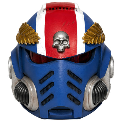 Warhammer 40K Demetrian Titus helmet Lieutenant Titus variant front view