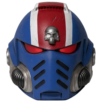 Warhammer 40K Demetrian Titus helmet Standard Codex variant centered front view