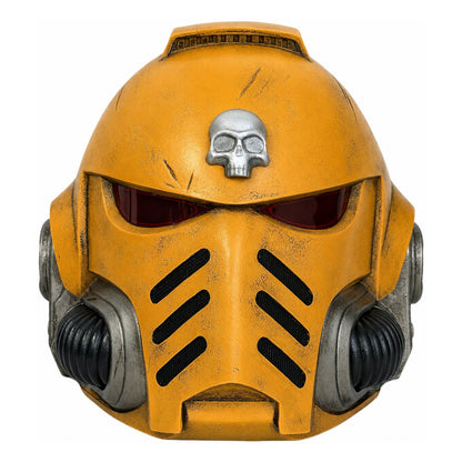 Warhammer 40K Imperial Fists Space Marine Helmet front view without LED