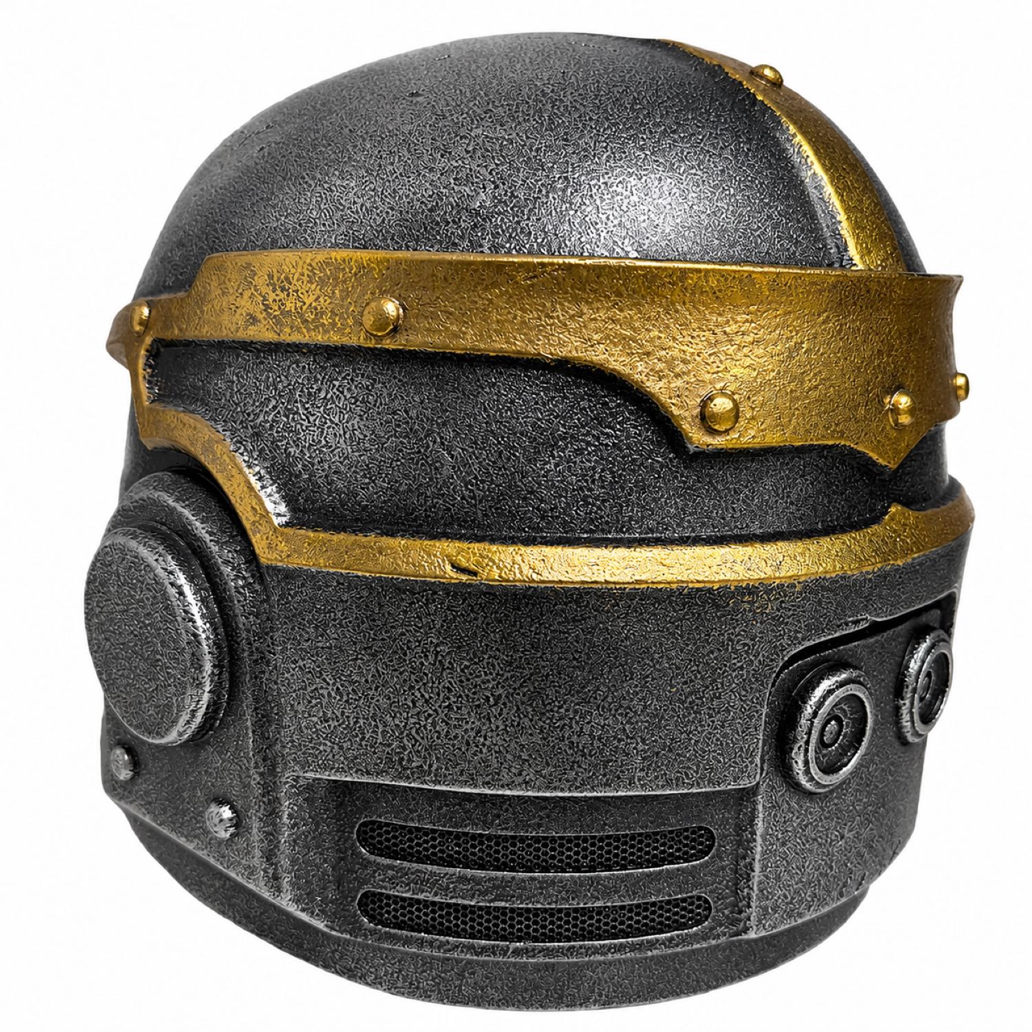 Warhammer 40K Iron Warriors Chaos Marine Helmet rear left three-quarter view