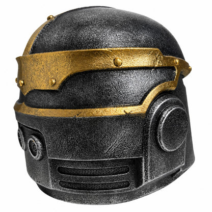 Warhammer 40K Iron Warriors Chaos Marine Helmet rear right three-quarter view