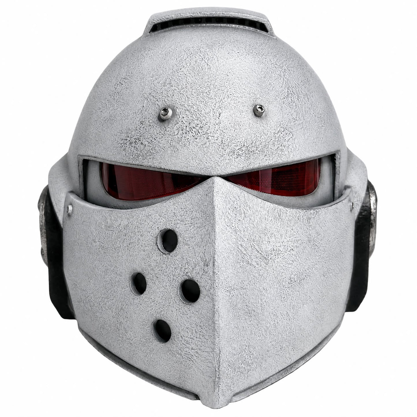Warhammer 40K Secret Level Bladeguard helmet White Style B front view, no LED