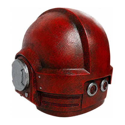 Warhammer 40K Reiver helmet red version rear right angled view