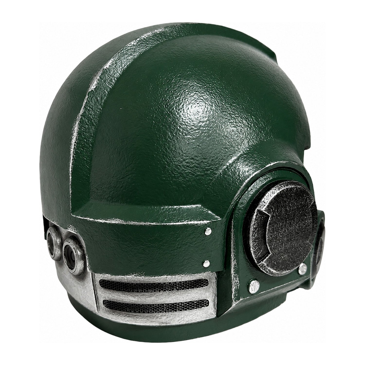 Warhammer 40K Reiver helmet green version rear right angled view