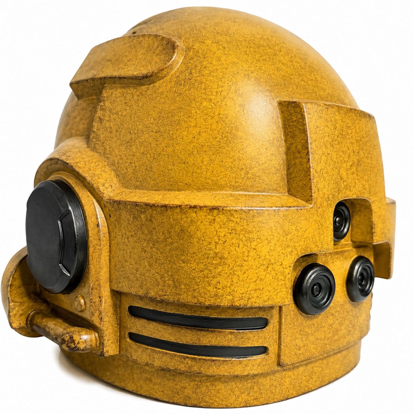 Warhammer 40k Primaris Space Marine Helmet yellow variant detail view