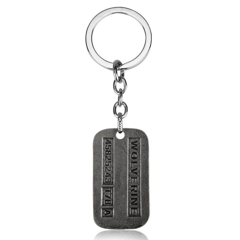 X-MEN Wolverine James Logan Dog Tag Pendant
