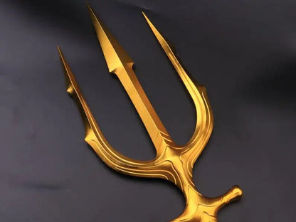 Aquaman Gold Trident Of King Atlantis Metal Replica - GeekReplicas