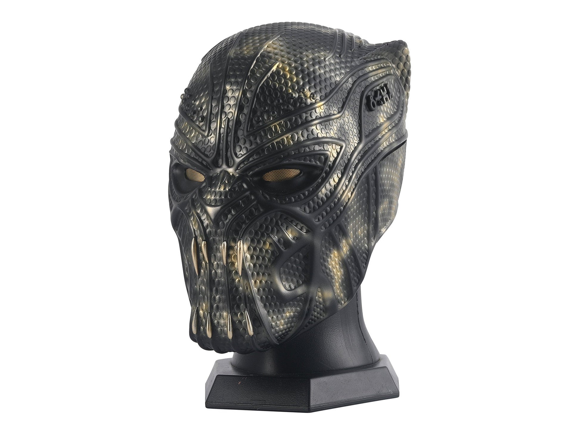 Black Panther Golden Jaguar Helmet - GeekReplicas