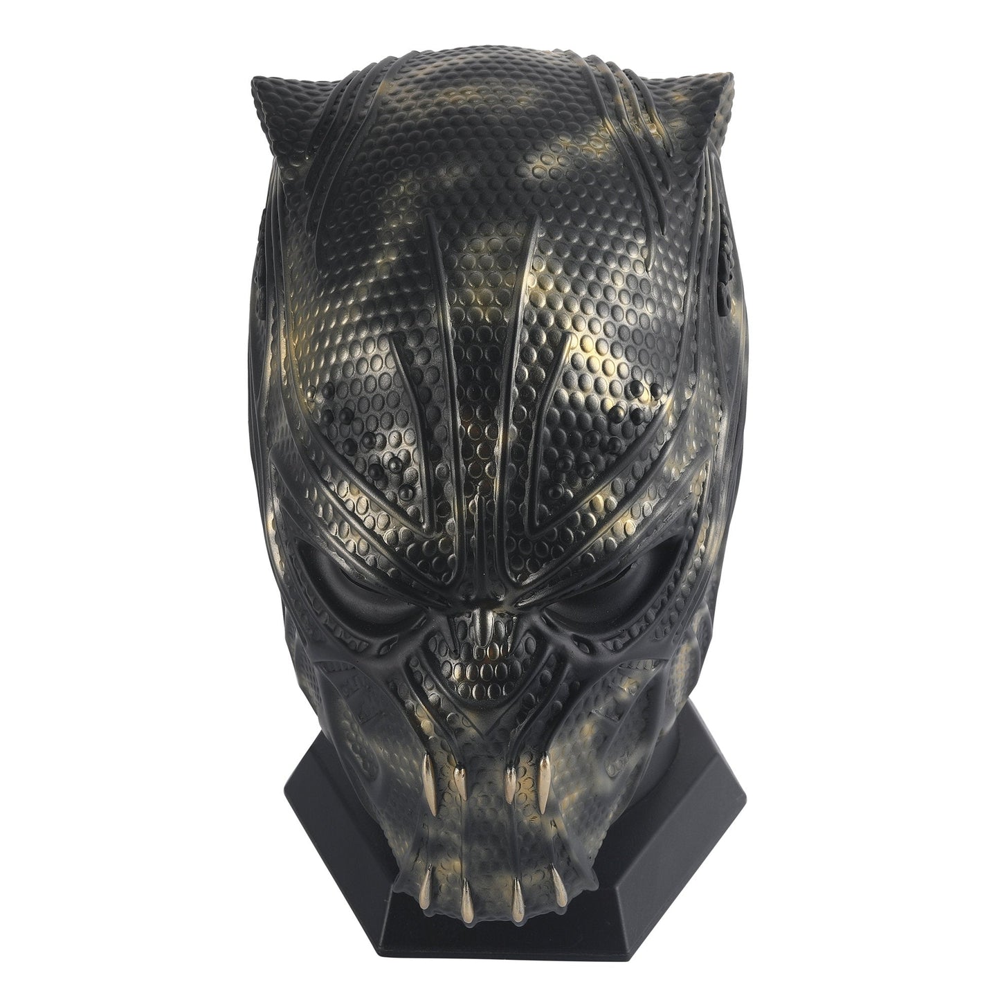 Black Panther Golden Jaguar Helmet - GeekReplicas