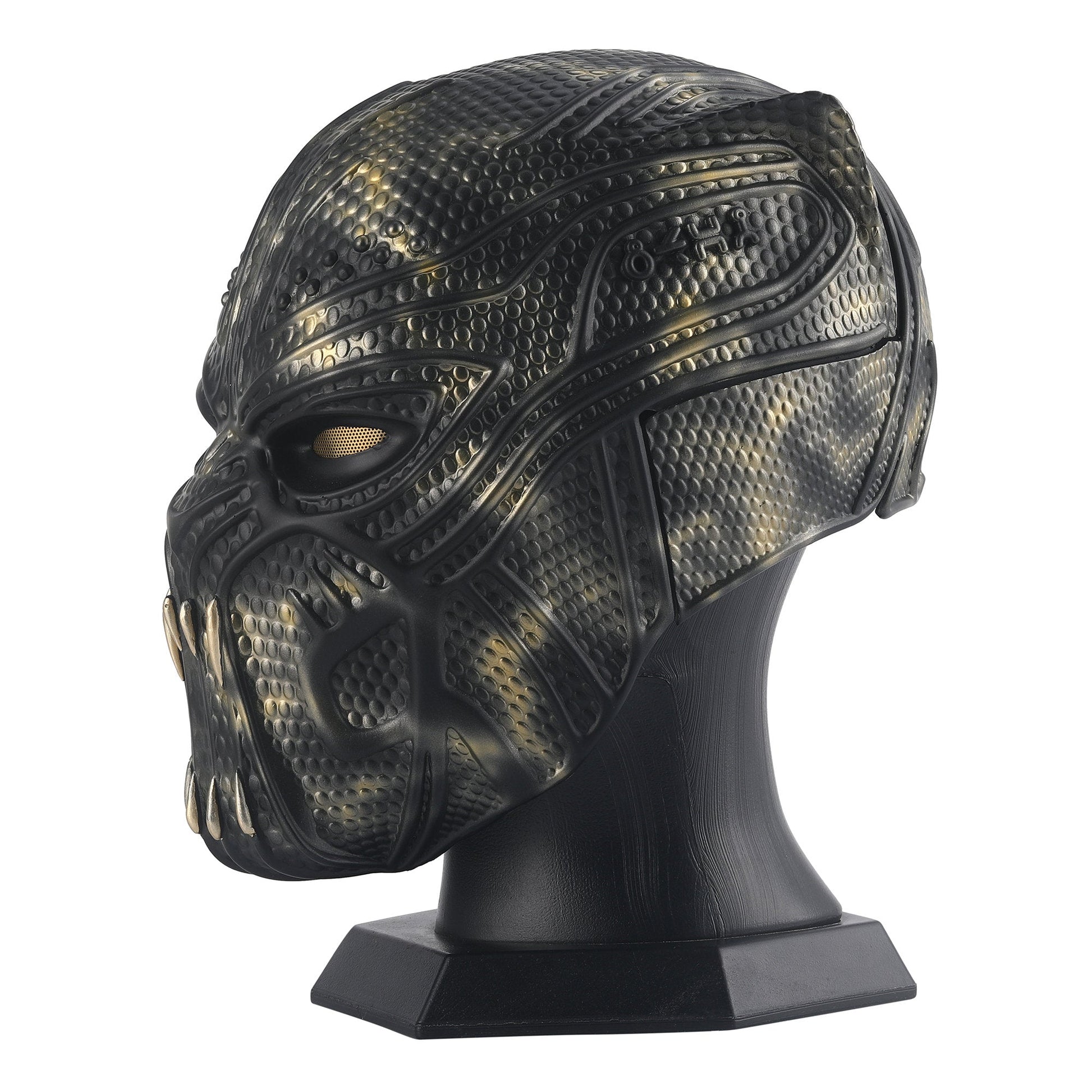 Black Panther Golden Jaguar Helmet - GeekReplicas