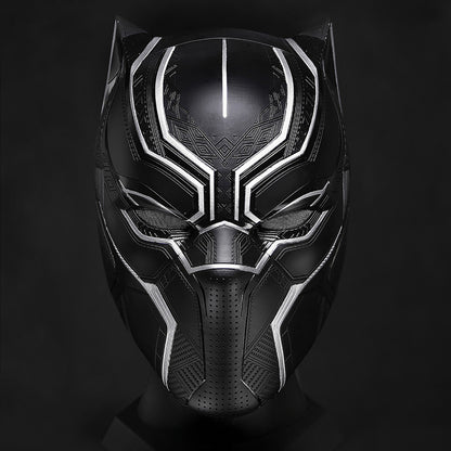 Black Panther Wearable Helmet Eye Lights Touch Control System - GeekReplicas