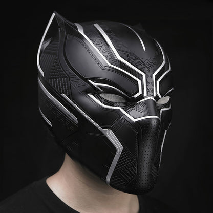 Black Panther Wearable Helmet Eye Lights Touch Control System - GeekReplicas