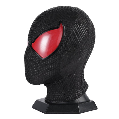 Black Scarlet Spider - Man Ben Reily Wearable Mask With Faceshell Lenses - GeekReplicas