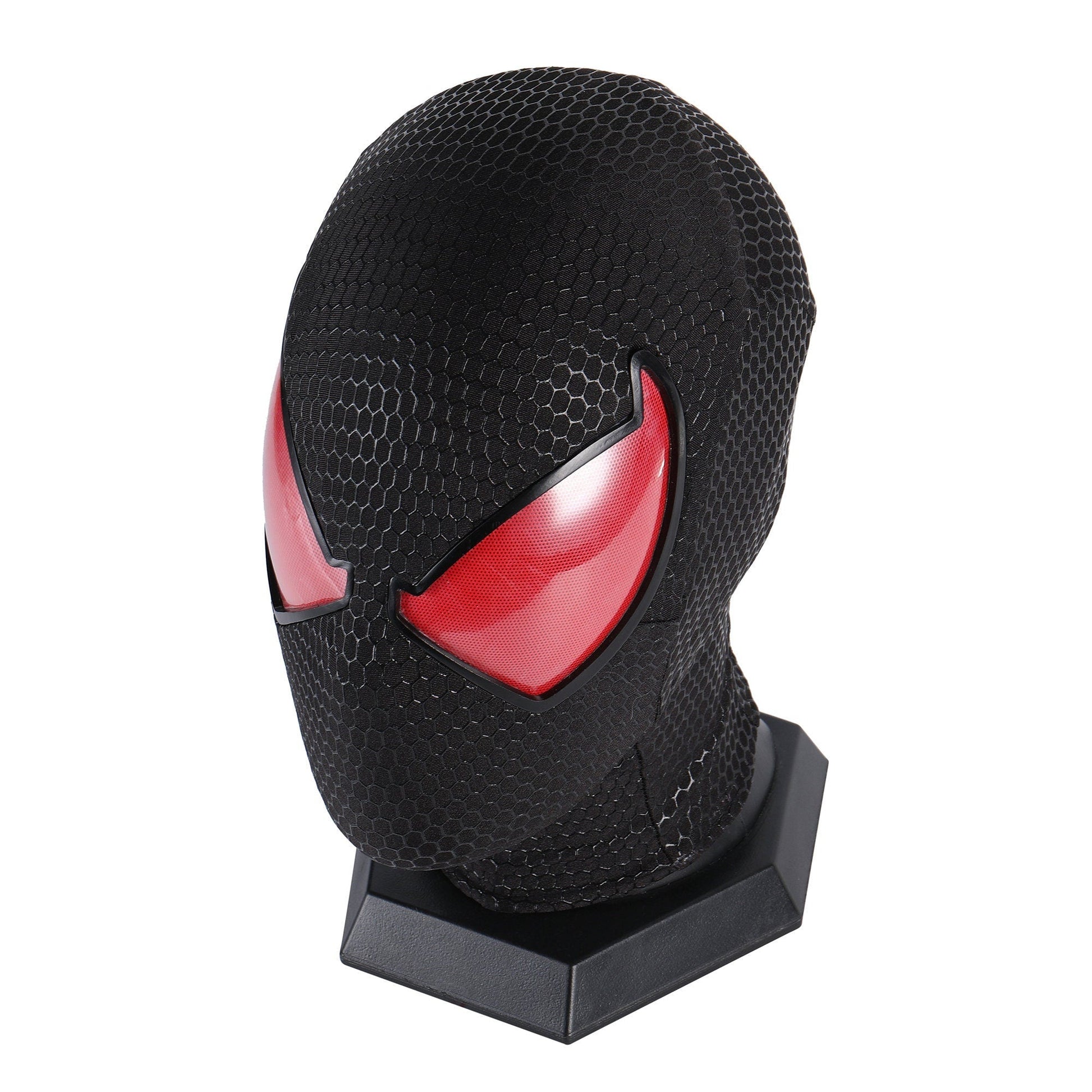 Black Scarlet Spider - Man Ben Reily Wearable Mask With Faceshell Lenses - GeekReplicas