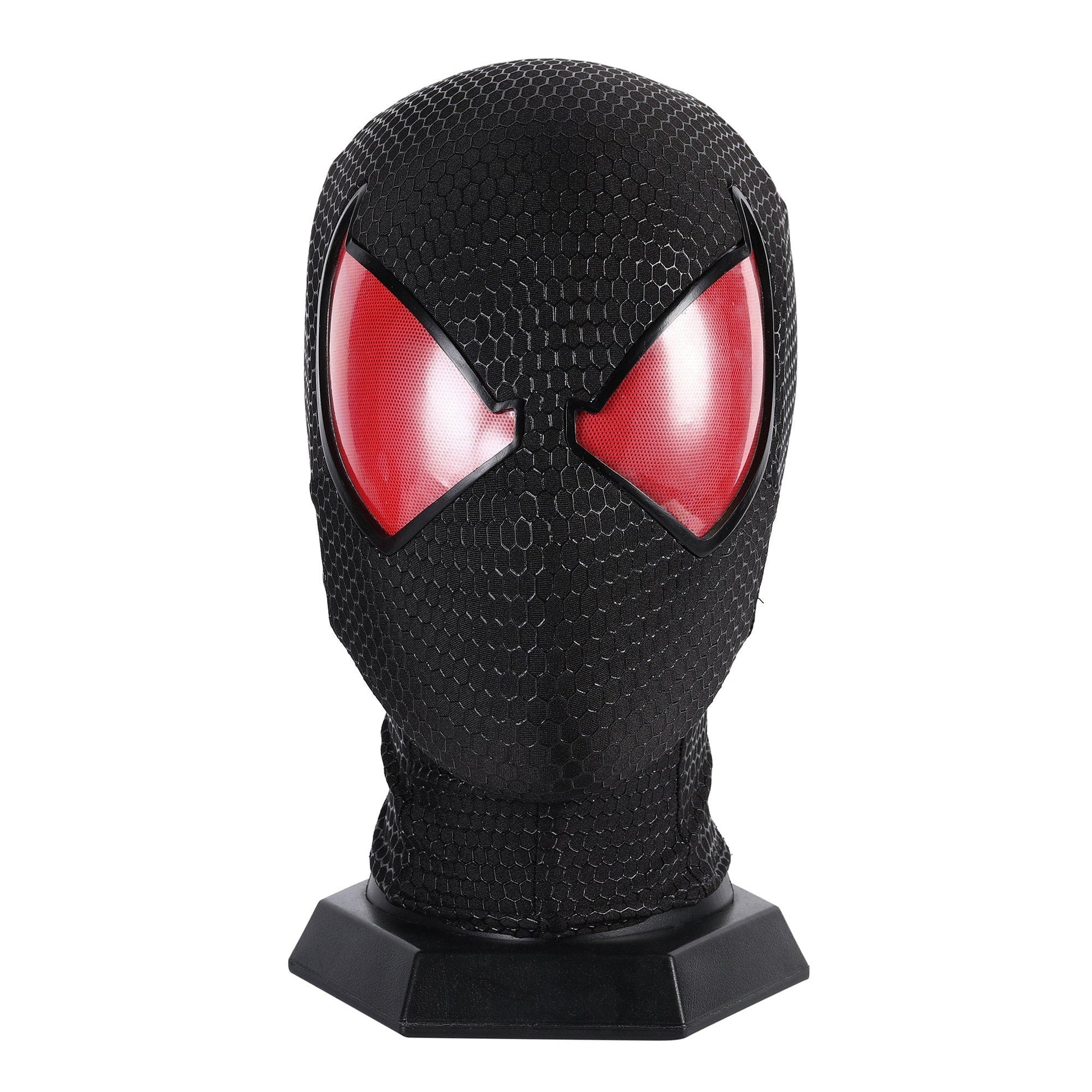 Black Scarlet Spider - Man Ben Reily Wearable Mask With Faceshell Lenses - GeekReplicas