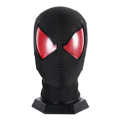 Black Scarlet Spider - Man Ben Reily Wearable Mask With Faceshell Lenses - GeekReplicas