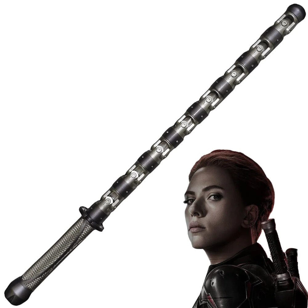 Black Widow Metal Batons LED Light - GeekReplicas