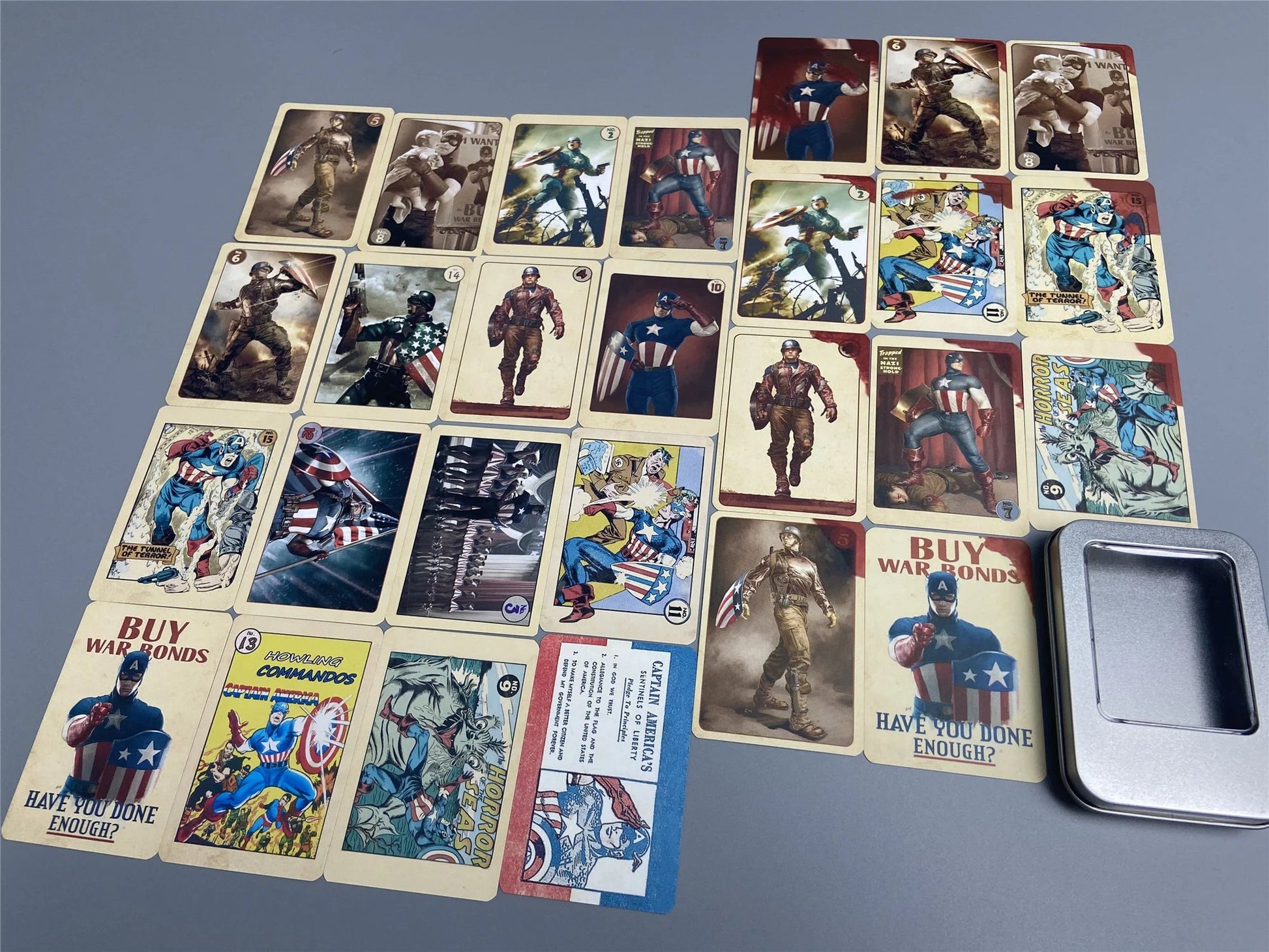 Captain America Trading Cards - GeekReplicas