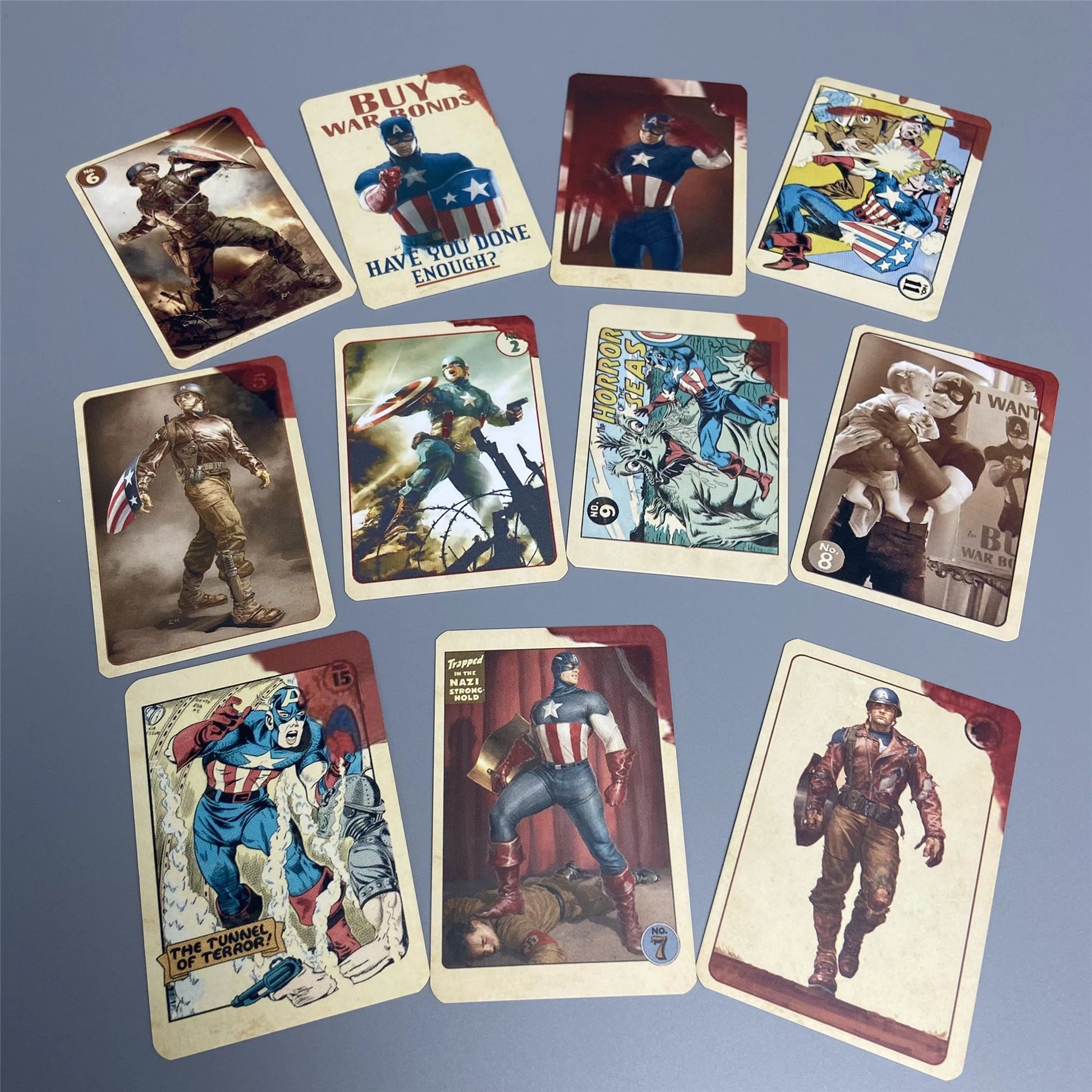 Captain America Trading Cards - GeekReplicas