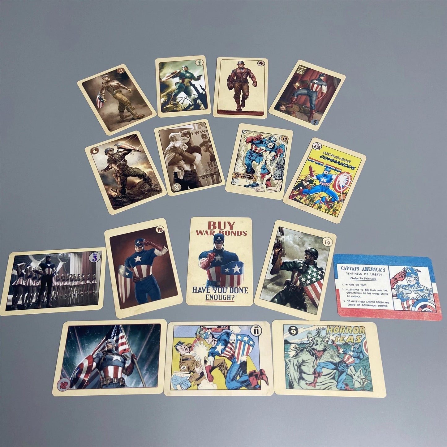 Captain America Trading Cards - GeekReplicas