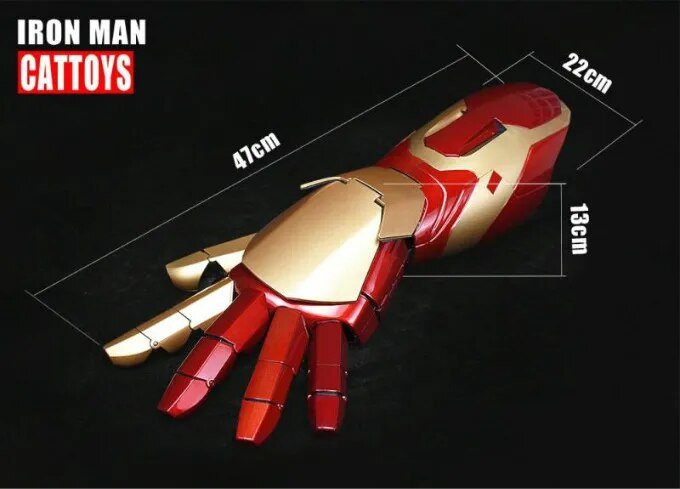 Iron Man MK42 Wrist Gauntlet - 1:1 LED Wearable Replica – GeekReplicas