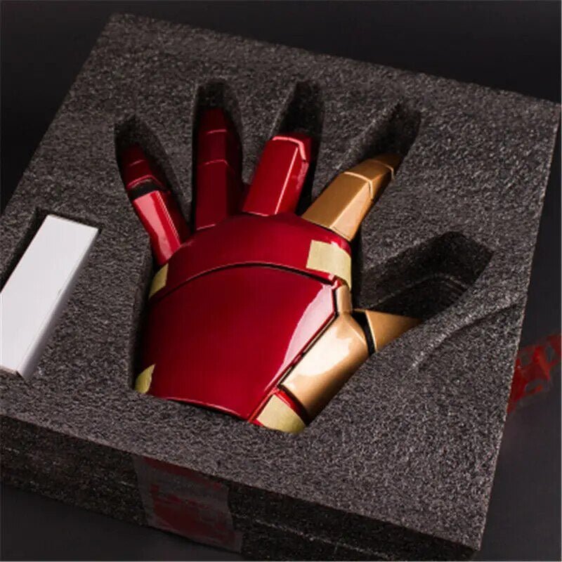 CATTOYS Iron Man MK42 Wearable Wrist Armor Replica LED Light - up Sound Effect - GeekReplicas