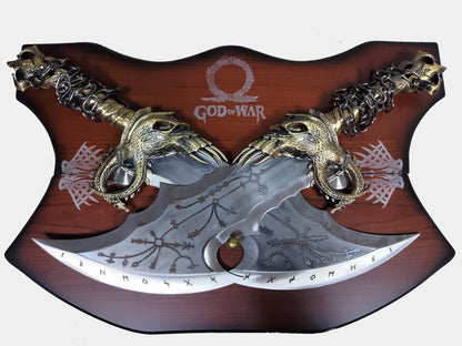 God of War Blades of Chaos Kratos Metal Swords - GeekReplicas