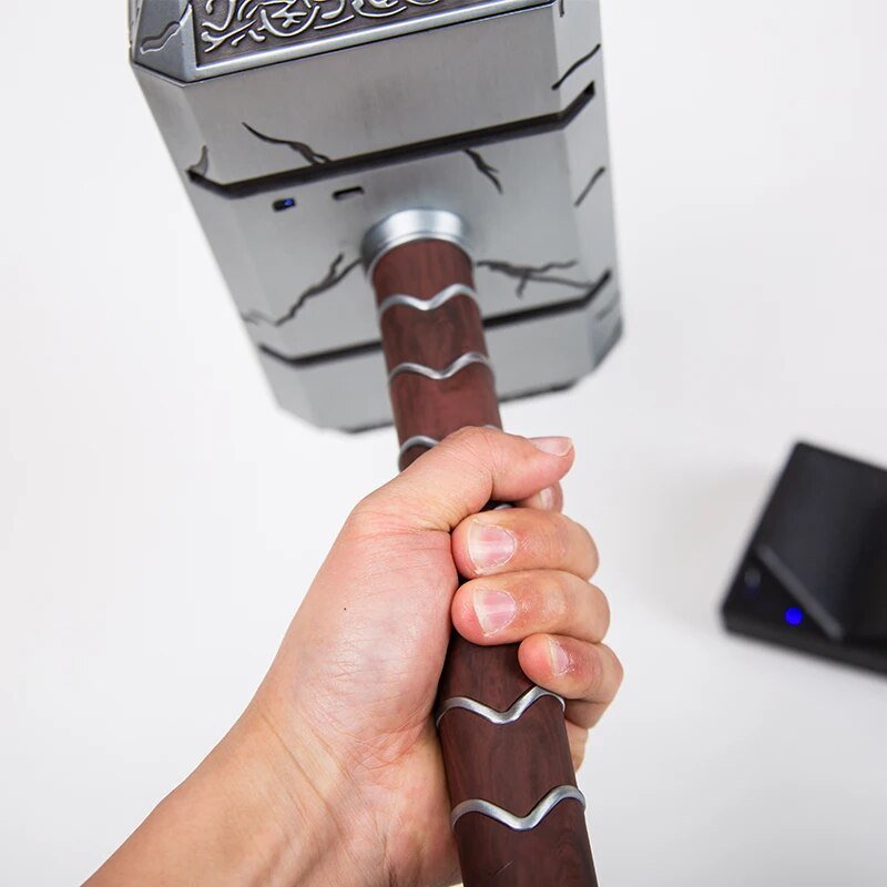 HCMY Thor 4 Love and Thunder Mjolnir Electronic Light - up Hammer - GeekReplicas