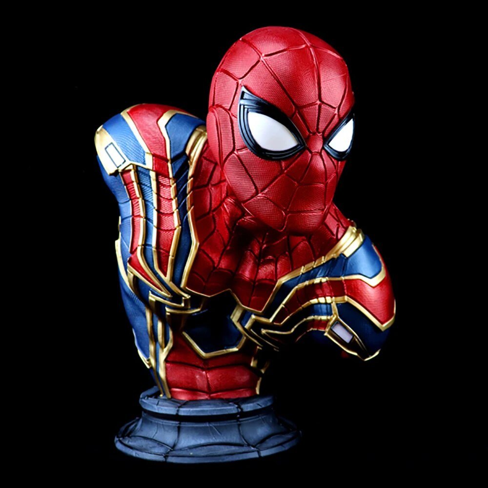 Iron Spiderman Bust Statue Resin 38cm Heigh - GeekReplicas